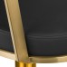 Парикмахерское кресло GABBIANO ARRAS GOLD чёрное